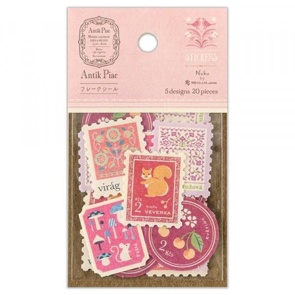 NB Flake Sticker Antique - Roche (5924102) (Pack of 5) | papermindstationery.com