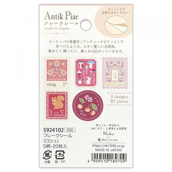 NB Flake Sticker Antique - Roche (5924102) (Pack of 5) | papermindstationery.com