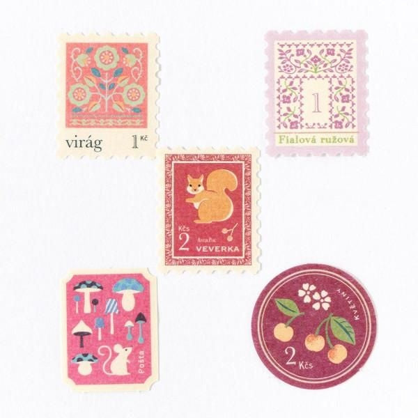NB Flake Sticker Antique - Roche (5924102) (Pack of 5) | papermindstationery.com