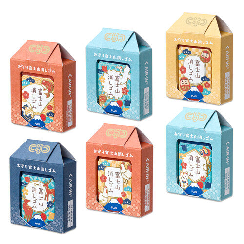 PLUS Air-In Mount Fuji Eraser (Limited Support for Exam Takers '25 JP) - Box of 18 | papermindstationery.com