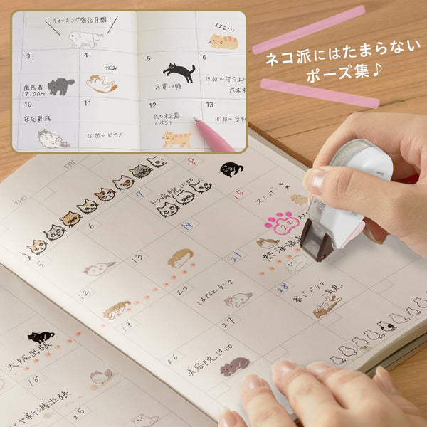PLUS Deco Rush Decorative Tape Cat Display Box Set of 35 JP 91566 | papermindstationery.com