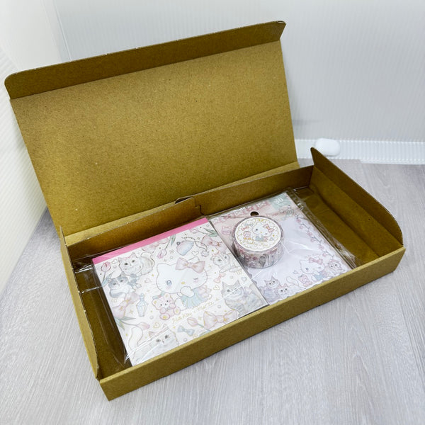 Sanrio Character Stationery Set Hello Kitty (Memo pad, Sticky Note & Washi Tape)