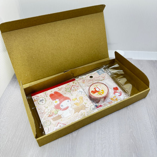 Sanrio Character Stationery Set My Melody (Memo pad, Sticky Note & Washi Tape)