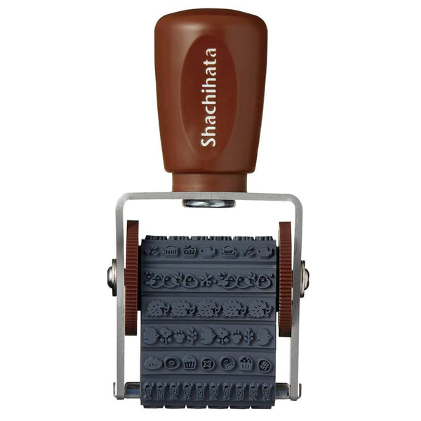 Shachihata Rotating Decoration Stamp - Furukawashiko Pattern C NRD13A10