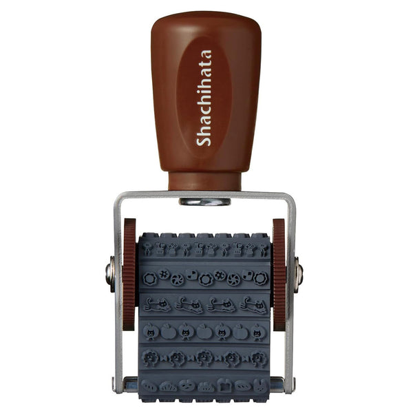 Shachihata Rotating Decoration Stamp - Furukawashiko Pattern A NRD13A8