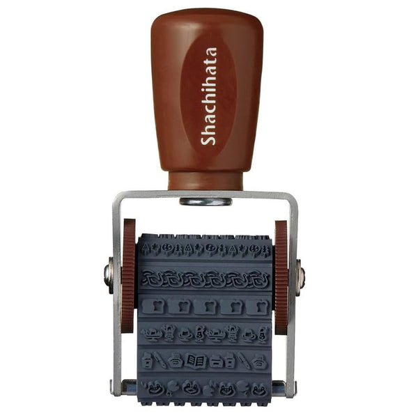 Shachihata Rotating Decoration Stamp - Furukawashiko Pattern B NRD13A9