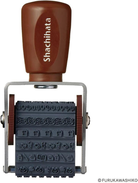 Shachihata Rotating Decoration Stamp - Furukawashiko Pattern B NRD13A9