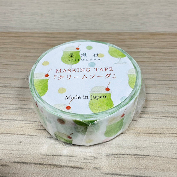 Seitousha 15mm Washi Tape - Melon Cream Soda MT5-514 made in Japan stationery