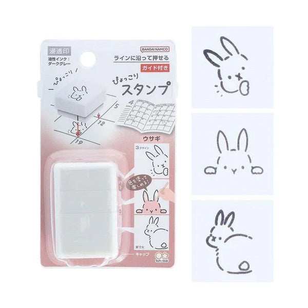 Sunstar Stationery Popping Up Stamp - Rabbit S3222918 | papermindstationery.com