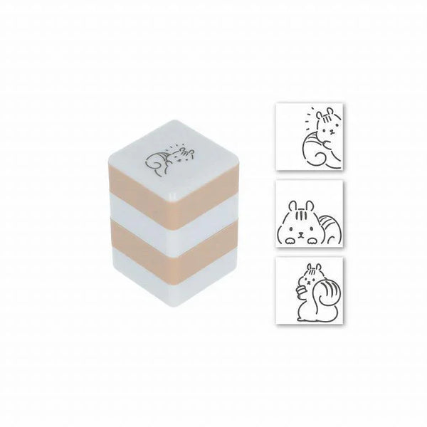 Sunstar Stationery Popping Up Stamp - Squirrel S3223280 | papermindstationery.com