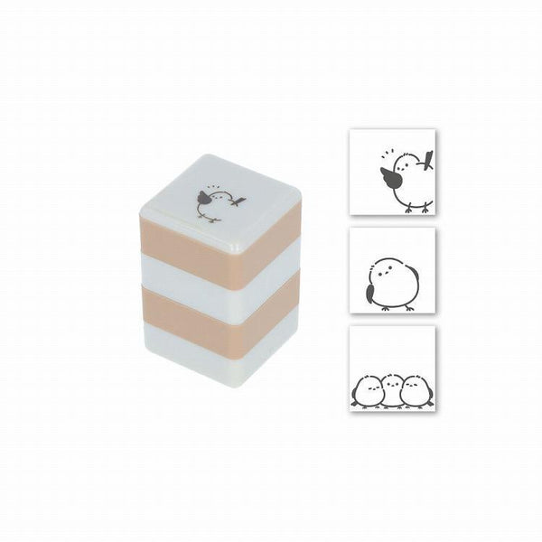 Sunstar Stationery Popping Up Stamp - Long-tailed Tit Bird S3223310