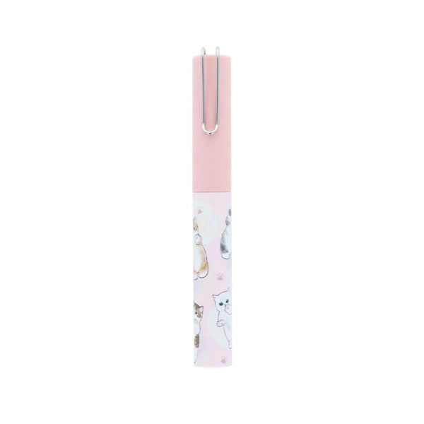 Sunstar Stationery Stickyle Scissors Mofusand Nyanko Pink S3721779