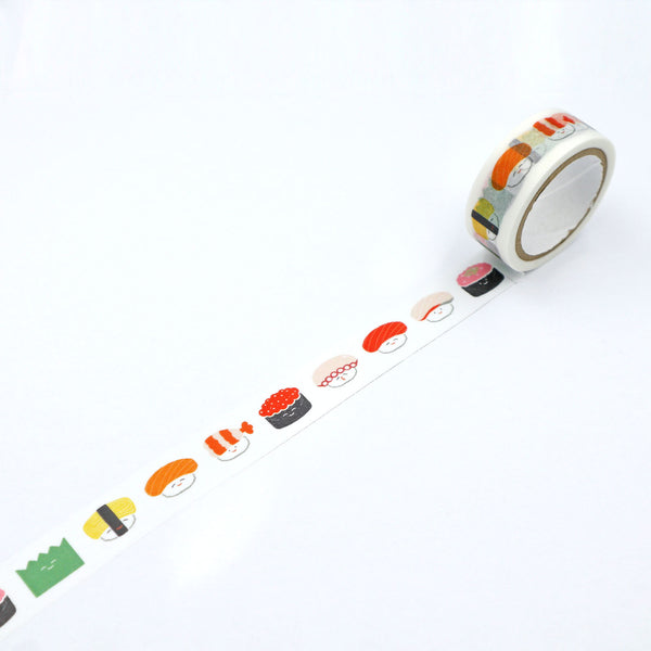 World Craft 15mm Washi Tape Smiling Taiyaki HMT-002 (Pack of 4) | papermindstationery.com