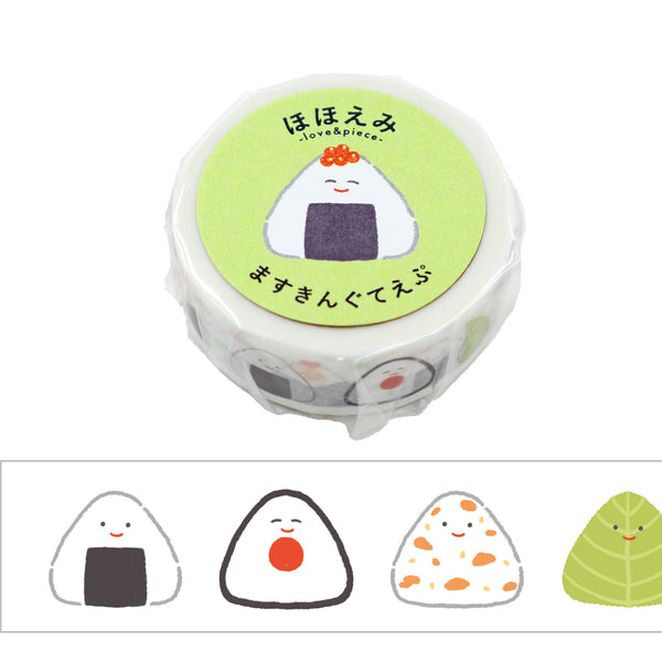 World Craft 15mm Washi Tape Smiling Taiyaki HMT-003 (Pack of 4)