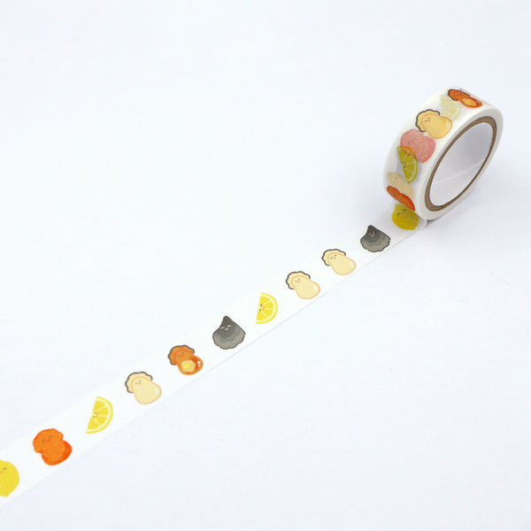 World Craft 15mm Washi Tape Smiling Oyster HMT-004 (Pack of 4) | papermindstationery.com