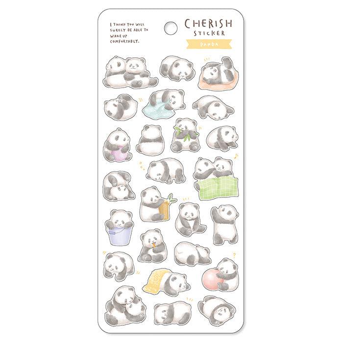 Mind Wave Sticker Sheet - Adorable Animal Panda | papermindstationery.com