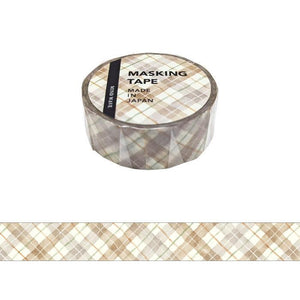 Mind Wave Washi Tape 15mm Checker Brown – Papermind Stationery