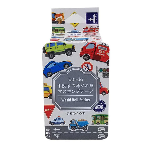 Bande Washi sticker roll Washi Tape Set - Automobile | papermindstationery.com | Bande, Masking Roll Stickers, Others, Transport