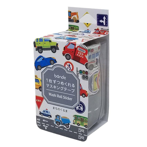 Bande Washi sticker roll Washi Tape Set - Automobile | papermindstationery.com | Bande, Masking Roll Stickers, Others, Transport