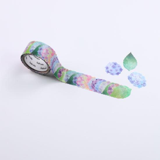 Bande Washi sticker roll Washi Tape - Hydrangea | papermindstationery.com | Bande, Flower, Masking Roll Stickers, Plant