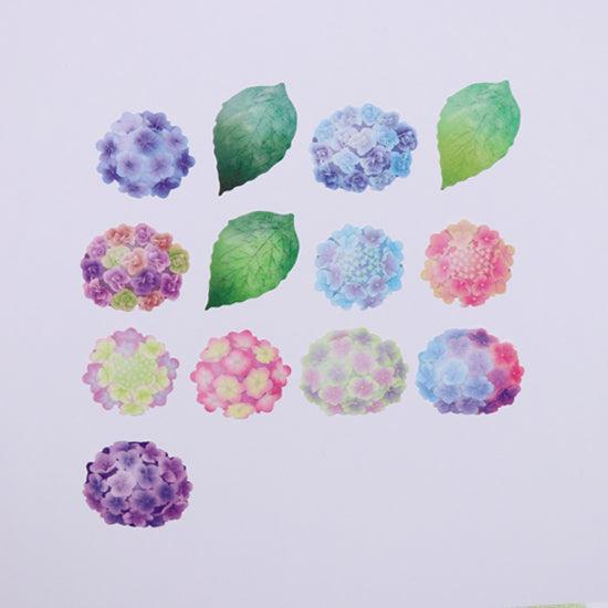 Bande Washi sticker roll Washi Tape - Hydrangea | papermindstationery.com | Bande, Flower, Masking Roll Stickers, Plant