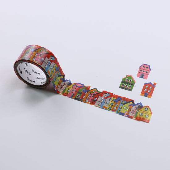 Bande Washi sticker roll Washi Tape - HOUSE | papermindstationery.com | Bande, Masking Roll Stickers, Others