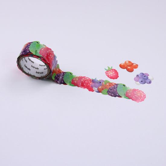 Bande Washi sticker roll Washi Tape - Mixed berry | papermindstationery.com | Bande, Food, Fruit, Masking Roll Stickers