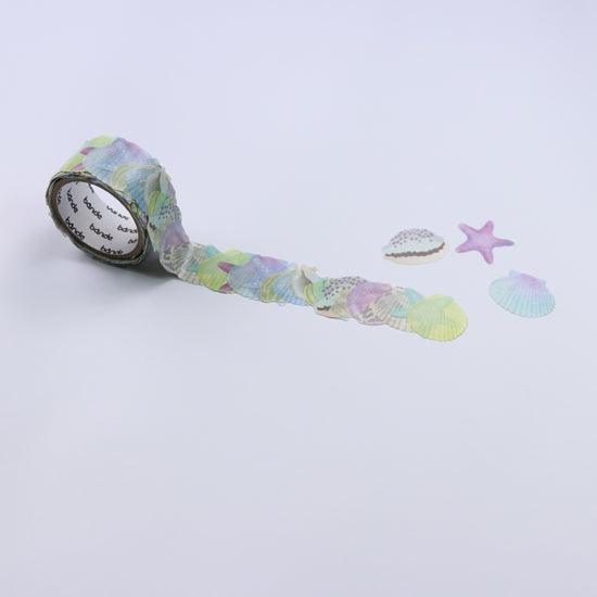 Bande Washi sticker roll Washi Tape - Shell | papermindstationery.com | Bande, Masking Roll Stickers, Ocean