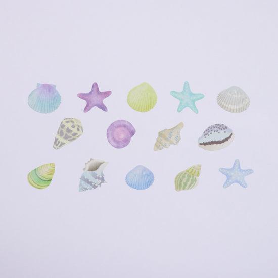 Bande Washi sticker roll Washi Tape - Shell | papermindstationery.com | Bande, Masking Roll Stickers, Ocean