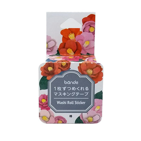 Bande Washi sticker roll Washi Tape - Camellia | papermindstationery.com
