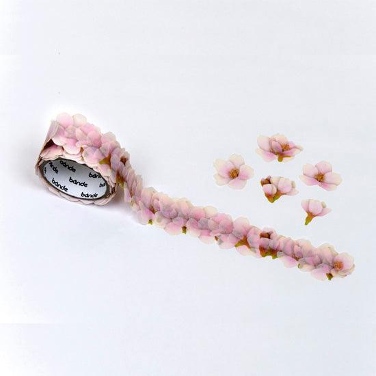 Bande Washi sticker roll Washi Tape - Yoshino Cherry Flower | papermindstationery.com | Bande, Flower, Masking Roll Stickers, Plant