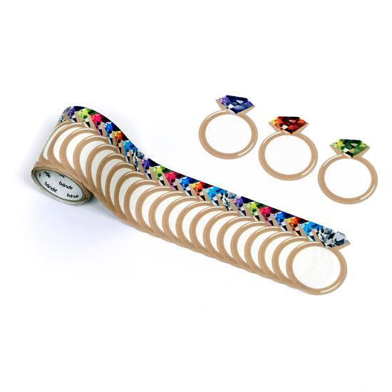 Ring Jewelry - Bande Washi Sticker roll Writable Washi Tape | papermindstationery.com