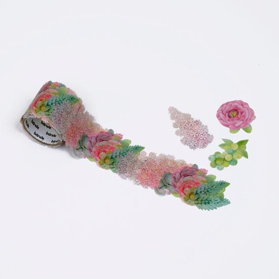 Bande Washi sticker roll Washi Tape - Astilbe Bouquet | papermindstationery.com | Bande, Flower, Masking Roll Stickers