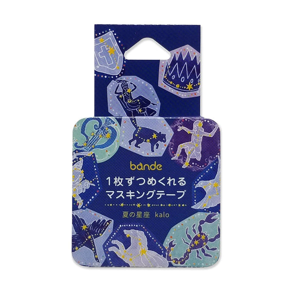 Bande Washi sticker roll Washi Tape - Summer Constellation | papermindstationery.com | Bande, Masking Roll Stickers, Space