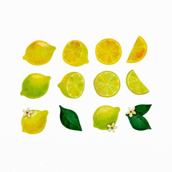 Bande Washi sticker roll Washi Tape - Lemon & Lime Fruit | papermindstationery.com | Bande, Fruit, Masking Roll Stickers