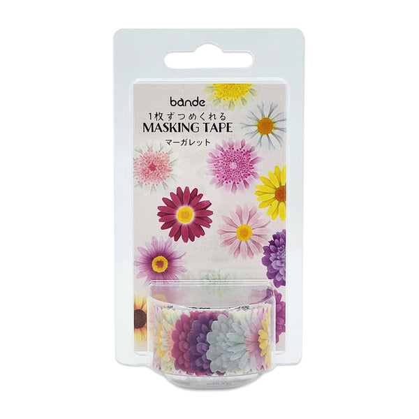 Marguerite Flower - Bande Washi sticker roll Washi Tape | papermindstationery.com