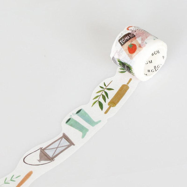 BGM Washi Tape Cutters/Mold 30mm - Gardening | papermindstationery.com | 30mm, BGM, diecut, Flower, masking tape, Sticker, Washi Tapes