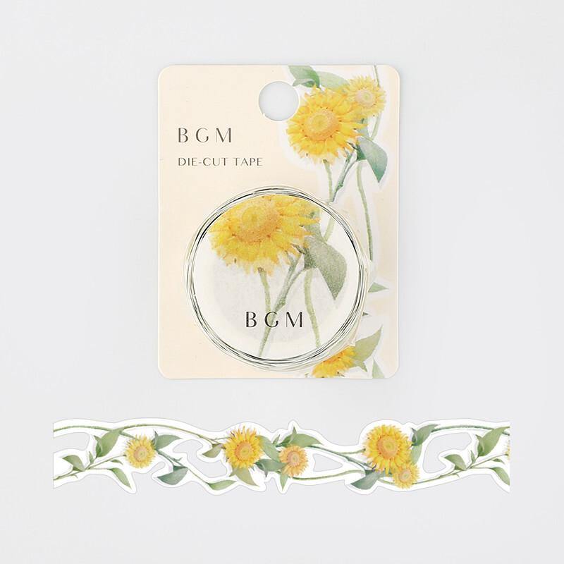 Sunflower - BGM Washi Floral Lace Masking Tape 25mm | papermindstationery.com