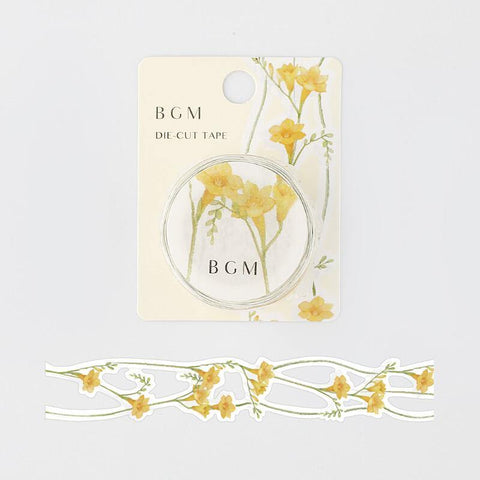 BGM Washi Floral Lace Masking Tape 25mm - Freesia | papermindstationery.com