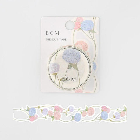 BGM Washi Floral Lace Masking Tape 25mm - Hydrangea | papermindstationery.com