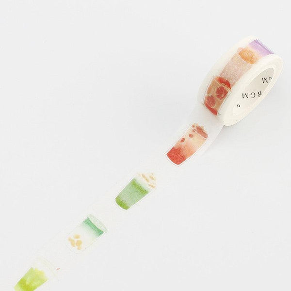 BGM Washi Tape 15mm Masking Tape - Juice | papermindstationery.com | 15mm Washi Tapes, BGM, boxing, Cafe, Dessert, sale, Washi Tapes