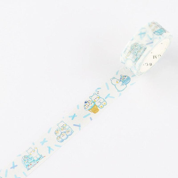 Polar Bear & Icecream - BGM Washi Tape 15mm Masking Tape | papermindstationery.com