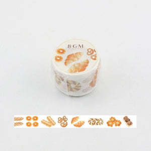 BGM Washi Tape 30mm Masking Tape - Life Sweet bread | papermindstationery.com | 30mm Washi Tapes, Bakery, BGM, boxing, sale, Washi Tapes