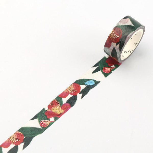 BGM Washi Tape 15mm Masking Tape - Life Azalea | papermindstationery.com | BGM, boxing, Flower, Plant, sale, Sticker, Washi Tapes