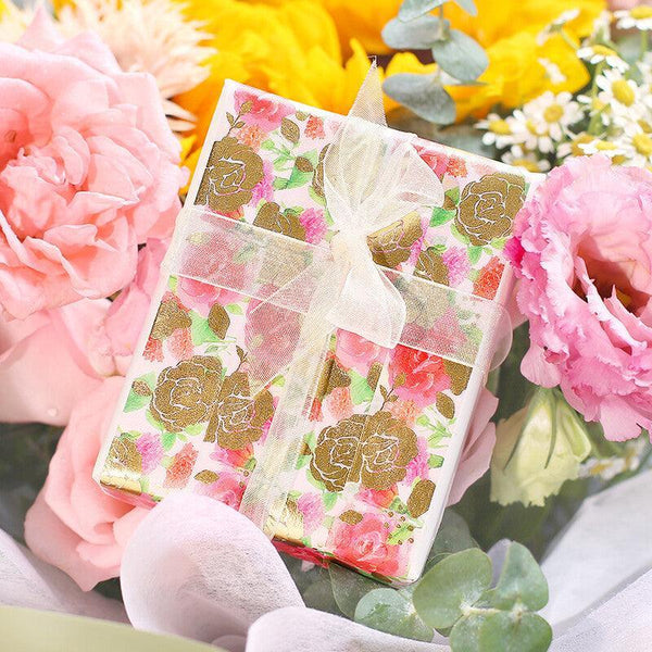 BGM Washi Tape 20mm Foil Stamping - Flower Melody Rose | papermindstationery.com | 20mm Washi Tapes, BGM, Flower, Washi Tapes