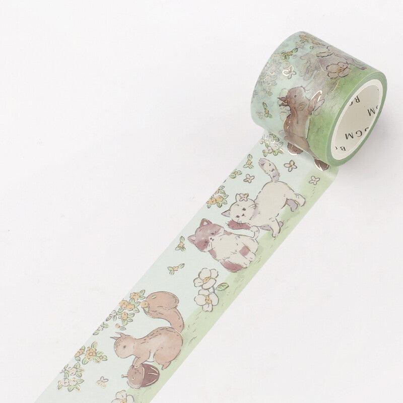 BGM Washi Tape 30mm Foil Stamping - Fairytale Animal – Papermind Stationery