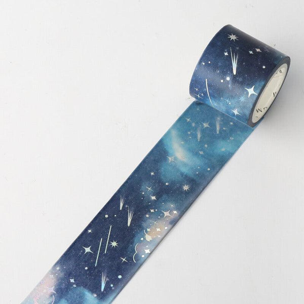 BGM Washi Tape 30mm Masking Tape Foil Stamping - Space Galaxy | papermindstationery.com | 30mm Washi Tapes, BGM, Space, Washi Tapes