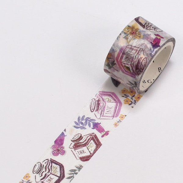 BGM Washi Tape 20mm Masking Tape Foil Stamping - Stationery Ink | papermindstationery.com | 20mm Washi Tapes, BGM, boxing, Others, sale, Washi Tapes