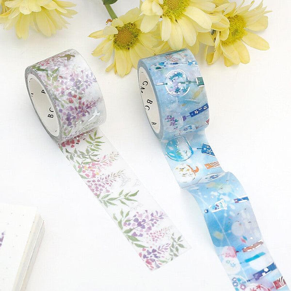 Japanese Glass Wind Chime - BGM Washi Tape 20mm Masking Tape Foil Stamping | papermindstationery.com