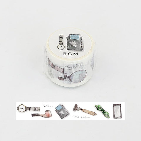 BGM Washi Tape 30mm Masking Tape - Gentleman | papermindstationery.com | 30mm, BGM, boxing, Others, sale, Washi Tapes